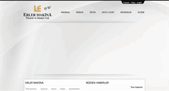 Desktop Screenshot of erlermakina.net