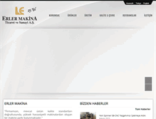 Tablet Screenshot of erlermakina.net